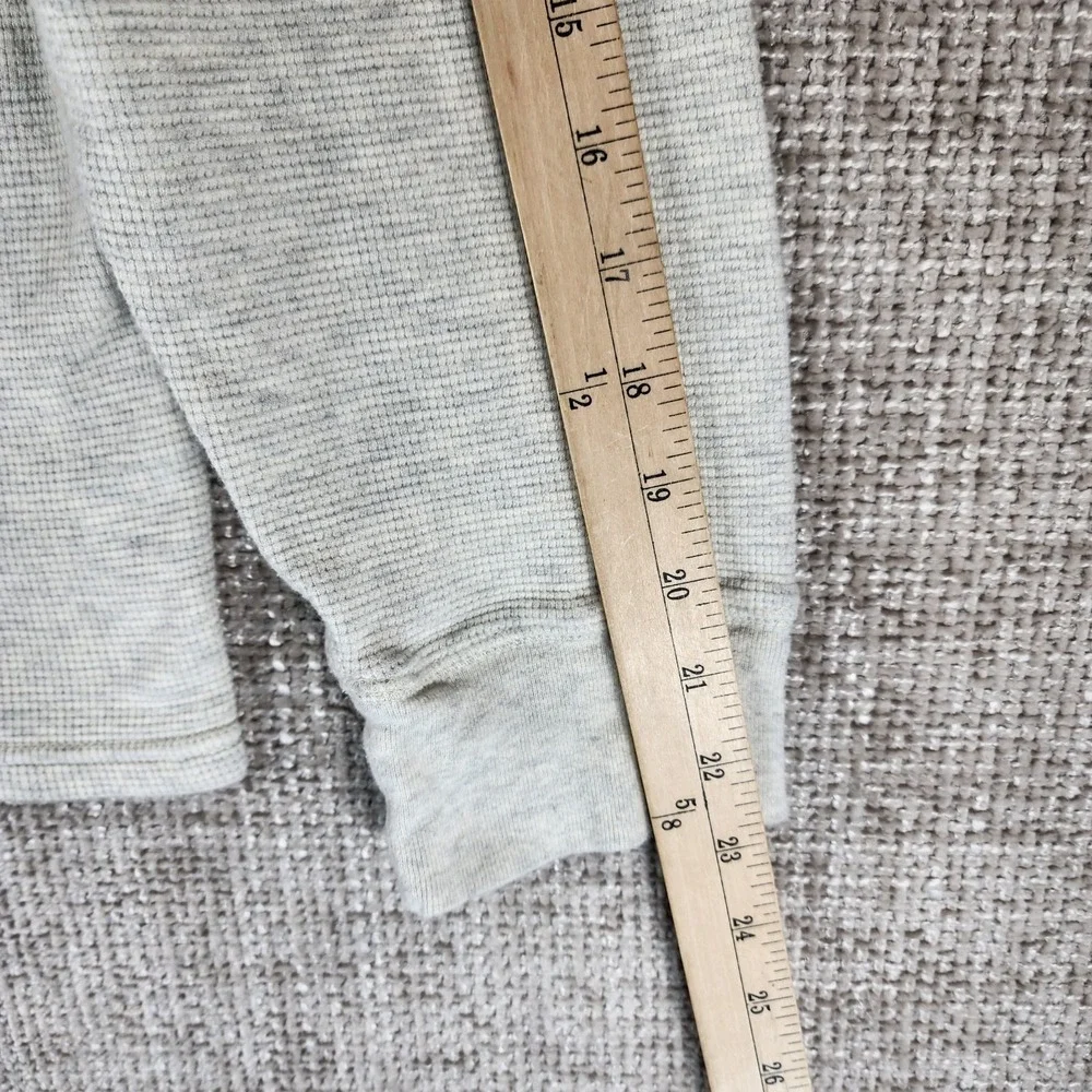 Polo Ralph Lauren Waffle‎ Knit Thermal Shirt Mens *M-L Light Gray Long Sleeve